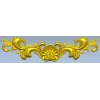 Shell & Acanthus Horizontal Applique STL 3D Model for CNC