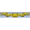 Shell & Acanthus Horizontal Applique STL 3D Model for CNC
