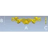 Shell & Acanthus Horizontal Applique STL 3D Model for CNC