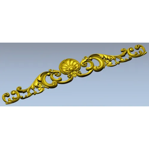 Baroque Shell Crest STL for CNC Router