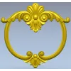 Картуш в стиле рокайль - 3D модель STL для ЧПУ