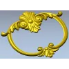 Картуш в стиле рокайль - 3D модель STL для ЧПУ
