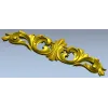Классический акантовый картуш для ЧПУ - stl модель для фрезеровки