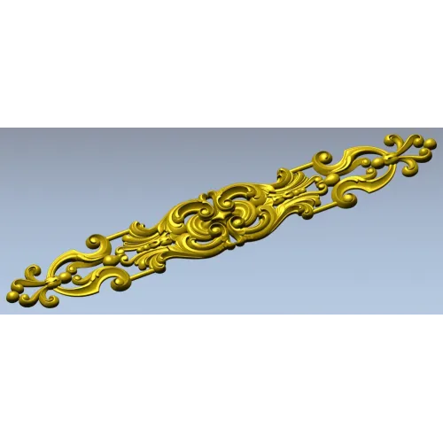 Рокайльный картуш - 3D модель STL для ЧПУ