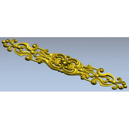 Рокайльный картуш - 3D модель STL для ЧПУ