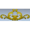 Rococo Acanthus Cartouche STL 3D model for CNC