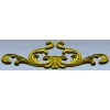 Rococo Acanthus Cartouche STL 3D model for CNC