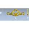 Rococo Acanthus Cartouche STL 3D model for CNC