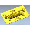 Рельефная панель с классической урной - STL 3D модель для ЧПУ