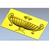 Рельефная панель с классической урной - STL 3D модель для ЧПУ