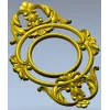 Baroque Acanthus Medallion - STL 3D model for CNC