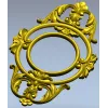 Baroque Acanthus Medallion - STL 3D model for CNC