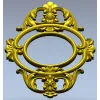 Baroque Acanthus Medallion - STL 3D model for CNC