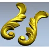Парная акантовая накладка - 3D модель STL для ЧПУ