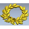 Laurel Wreath Relief STL for CNC