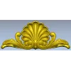 Ракушечный картуш в стиле барокко - STL для ЧПУ