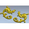 Рокайльные угловые накладки - 3D модель STL для ЧПУ