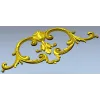 Флорентийский картуш - декоративная 3D модель STL для ЧПУ