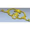 Флорентийский картуш - декоративная 3D модель STL для ЧПУ