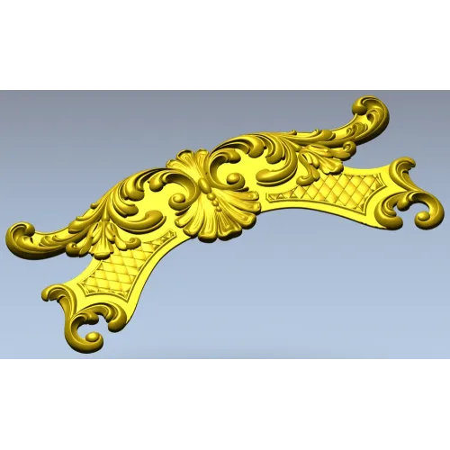 Рокайльный картуш - 3D модель STL для ЧПУ