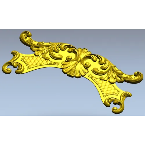 Рокайльный картуш - 3D модель STL для ЧПУ