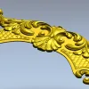 Рокайльный картуш - 3D модель STL для ЧПУ