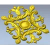 Барочный картуш "Солнечный акант" - 3D модель STL для ЧПУ