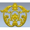Baroque Shell Cartouche - STL 3D Model for CNC