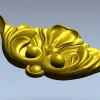 Барочный картуш для ЧПУ - декоративная STL 3D модель