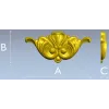 Барочный картуш для ЧПУ - декоративная STL 3D модель