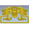 Rococo Acanthus Pediment STL for CNC milling
