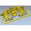 Rococo Acanthus Pediment STL for CNC milling