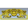 Rococo Acanthus Pediment STL for CNC milling