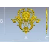 Рокайльный картуш в стиле рококо - stl модель для ЧПУ