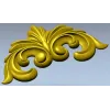 Рельефный картуш с акантовыми листьями - 3D модель STL для ЧПУ