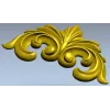 Рельефный картуш с акантовыми листьями - 3D модель STL для ЧПУ
