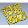Классический растительный картуш - 3D модель STL для ЧПУ
