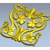 Классический растительный картуш - 3D модель STL для ЧПУ