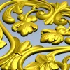 Классический растительный картуш - 3D модель STL для ЧПУ