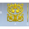 Классический растительный картуш - 3D модель STL для ЧПУ