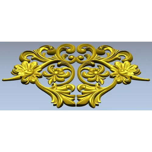 Флорентийский картуш - декоративная STL модель для ЧПУ