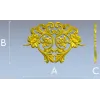 Флорентийский картуш - декоративная STL модель для ЧПУ