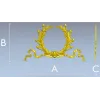 Лавровый венок с лентой - 3D модель в формате STL для ЧПУ
