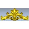 Декоративная палметта в барочном стиле - STL 3D модель для ЧПУ