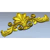 Декоративная палметта в барочном стиле - STL 3D модель для ЧПУ