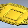Картуш Виндзор - декоративная 3D модель в формате STL для ЧПУ
