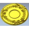 Floral Wreath Medallion STL for CNC