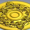 Розетка "Венец аканта" - 3D модель STL для ЧПУ