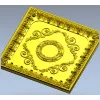 Aurelia Rosette Panel - Baroque Square Decorative STL