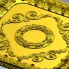 Aurelia Rosette Panel - Baroque Square Decorative STL